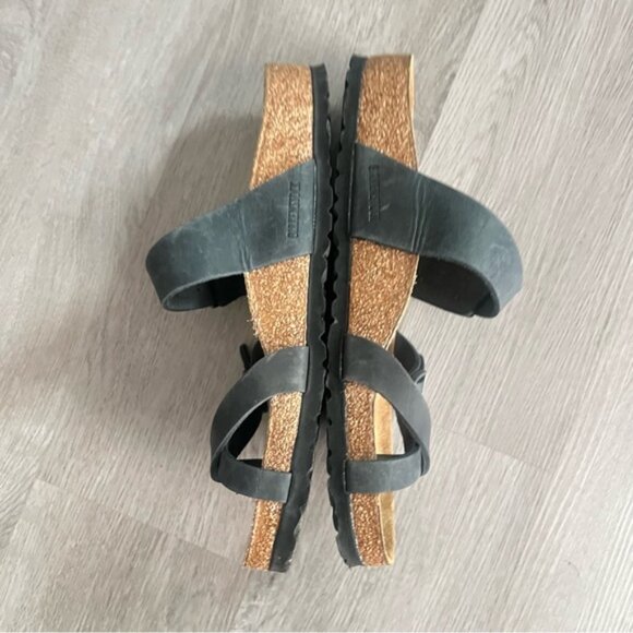 Birkenstock Mayari Sandals in Black and Tan Women’s Size 41/10 - Picture 8 of 8
